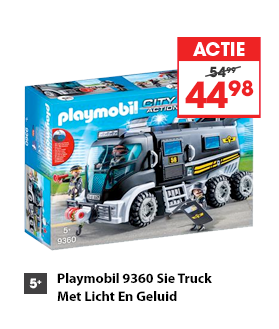 Playmobil 9360 Sie Truck Met Licht En Geluid