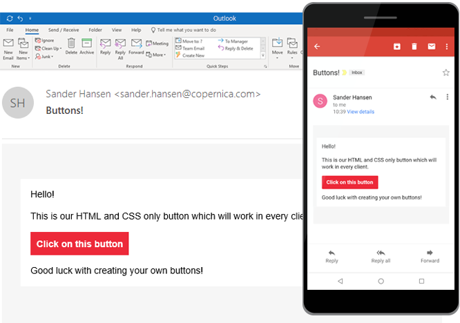 How To Create Email Buttons With Just HTML And CSS