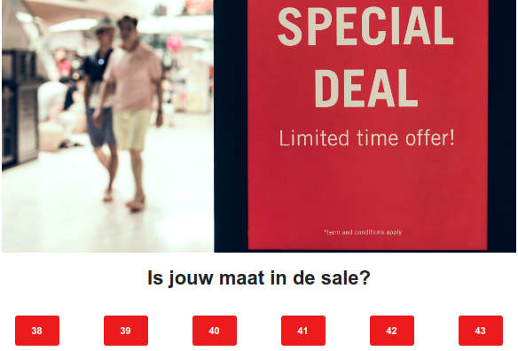 Campagne schoenmaat Campagne schoenmaat