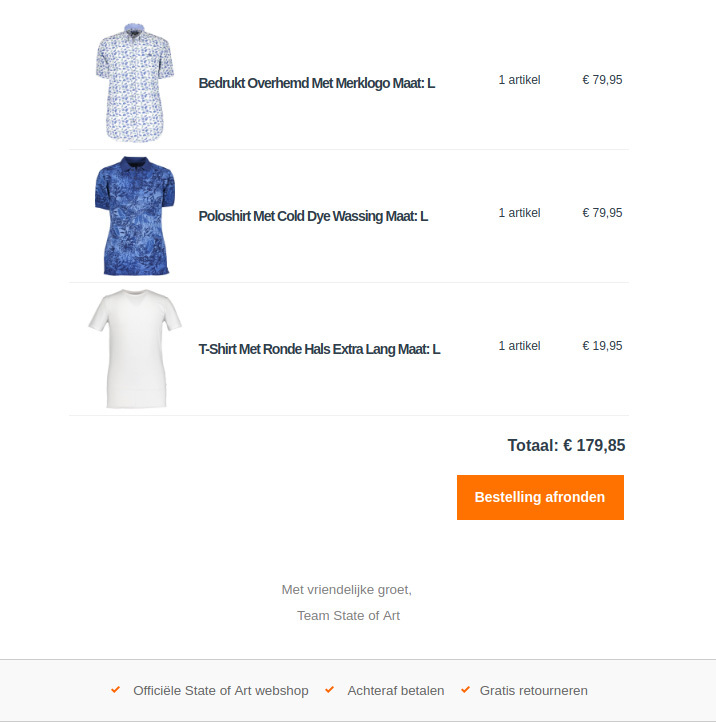 State of Art email State of Art email