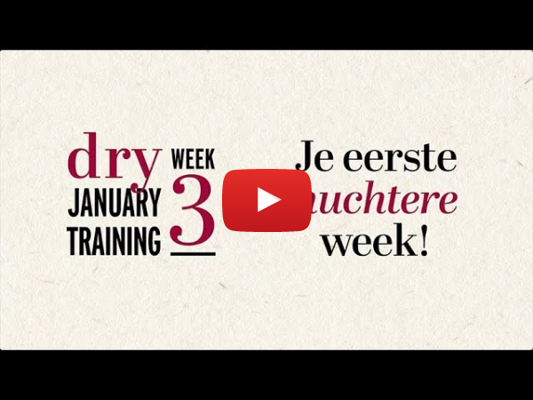 Dry January Training: de eerste 'droge' week! Dry January Training: de eerste 'droge' week!